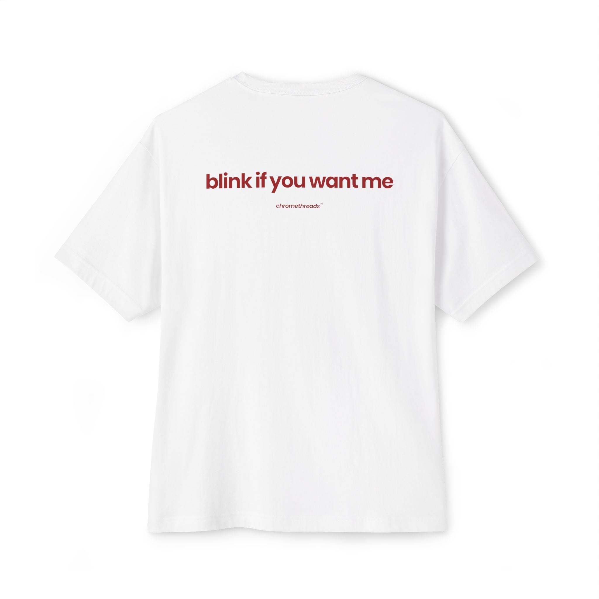 blink if you want me